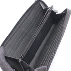 Louis Vuitton Round Wallet Zippy Horizontal Noir Leather — view 3