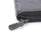 Louis Vuitton Round Wallet Zippy Horizontal Noir Leather — view 5