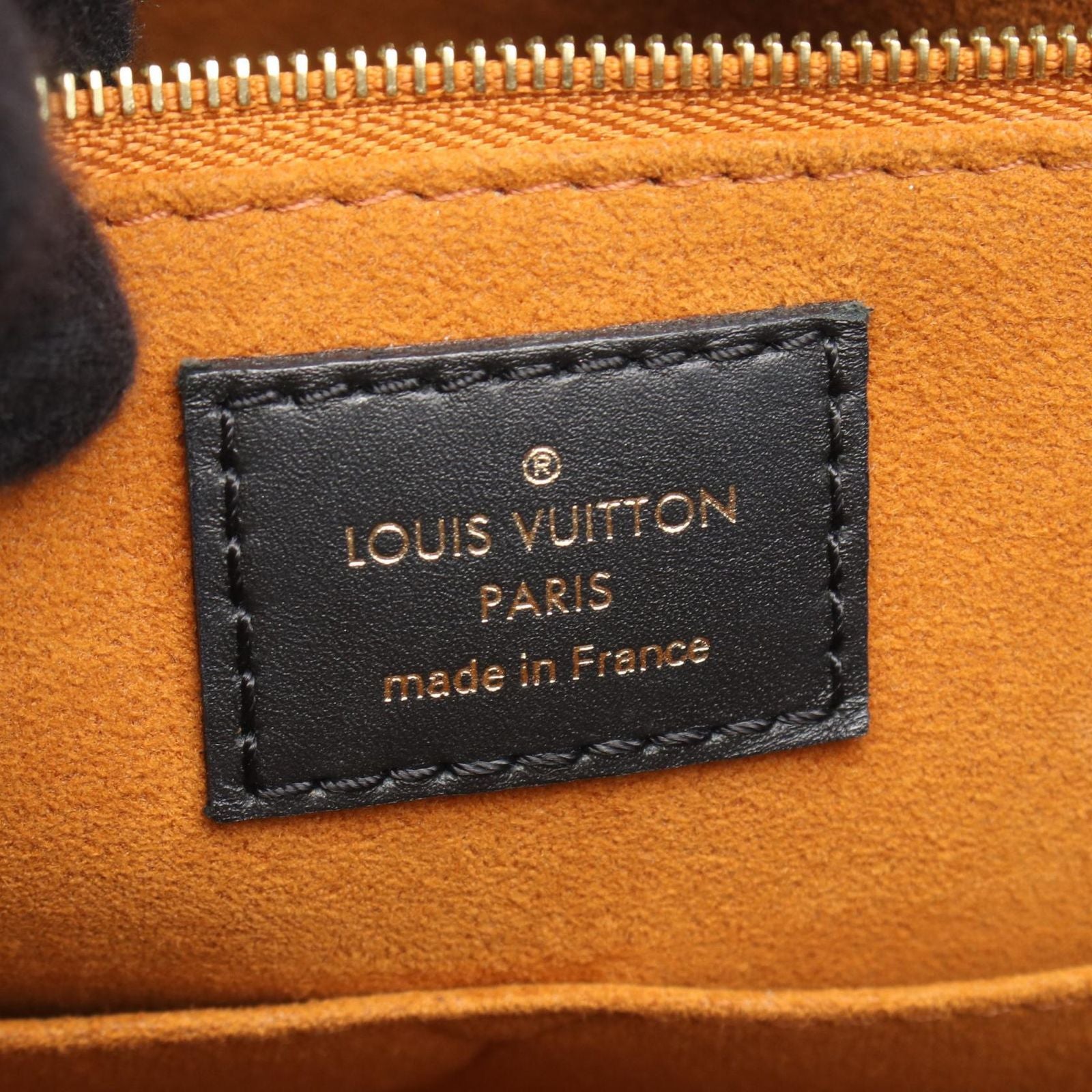 Louis Vuitton Tote On The Go MM Noir Leather — view 4