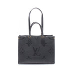 Louis Vuitton Tote On The Go MM Noir Leather