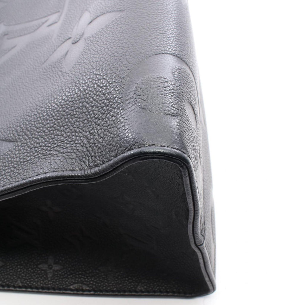 Louis Vuitton Tote On The Go MM Noir Leather — view 6