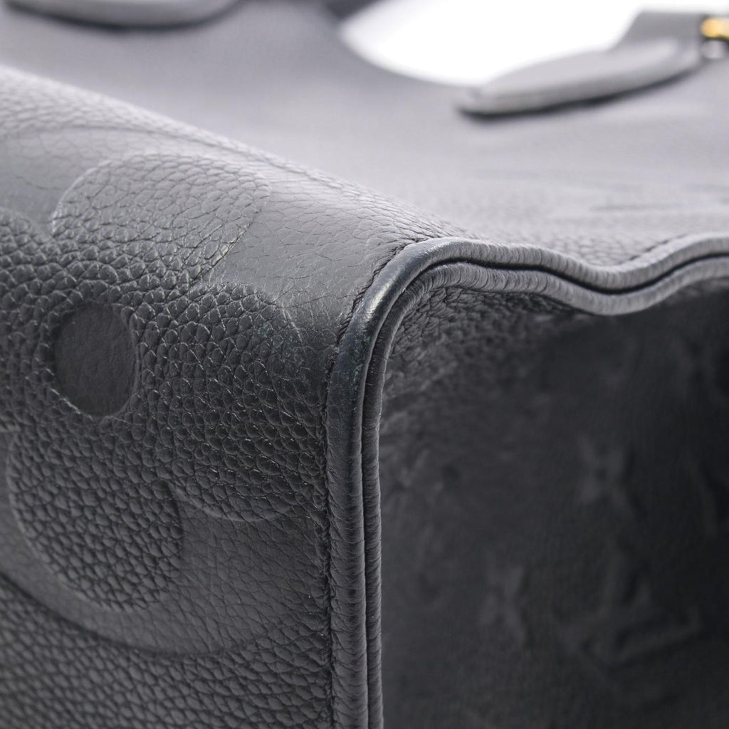 Louis Vuitton Tote On The Go MM Noir Leather — view 7