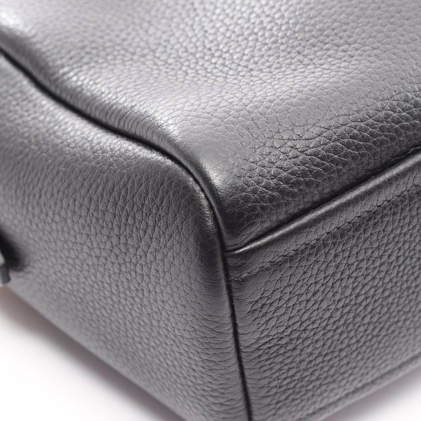 Prada Handbag Vitello Phenix 2-Way Black Leather — view 6