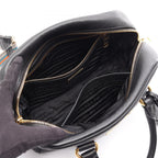 Prada Handbag Vitello Phenix 2-Way Black Leather — view 3