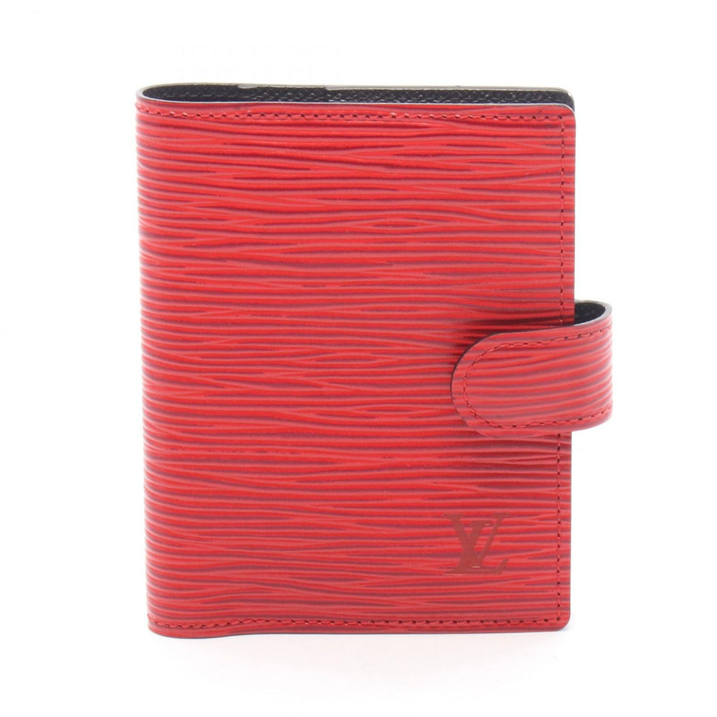 Louis Vuitton Notebook Cover Ajeda Mini Castienred Leather Agenda