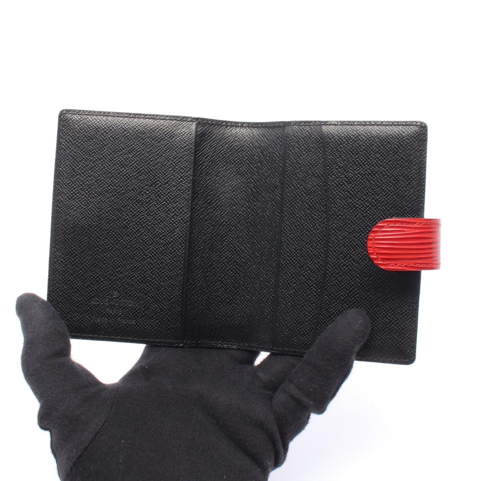 Louis Vuitton Notebook Cover Ajeda Mini Castienred Leather Agenda — view 3