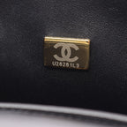 Chanel Shoulder Bag Boy Small Black Lambskin Chain — view 5