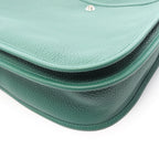 Hermes Shoulder Bag Evelyne 3 Trois PM Vert Vertigo Leather — view 6