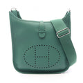 Hermes Shoulder Bag Evelyne 3 Trois PM Vert Vertigo Leather