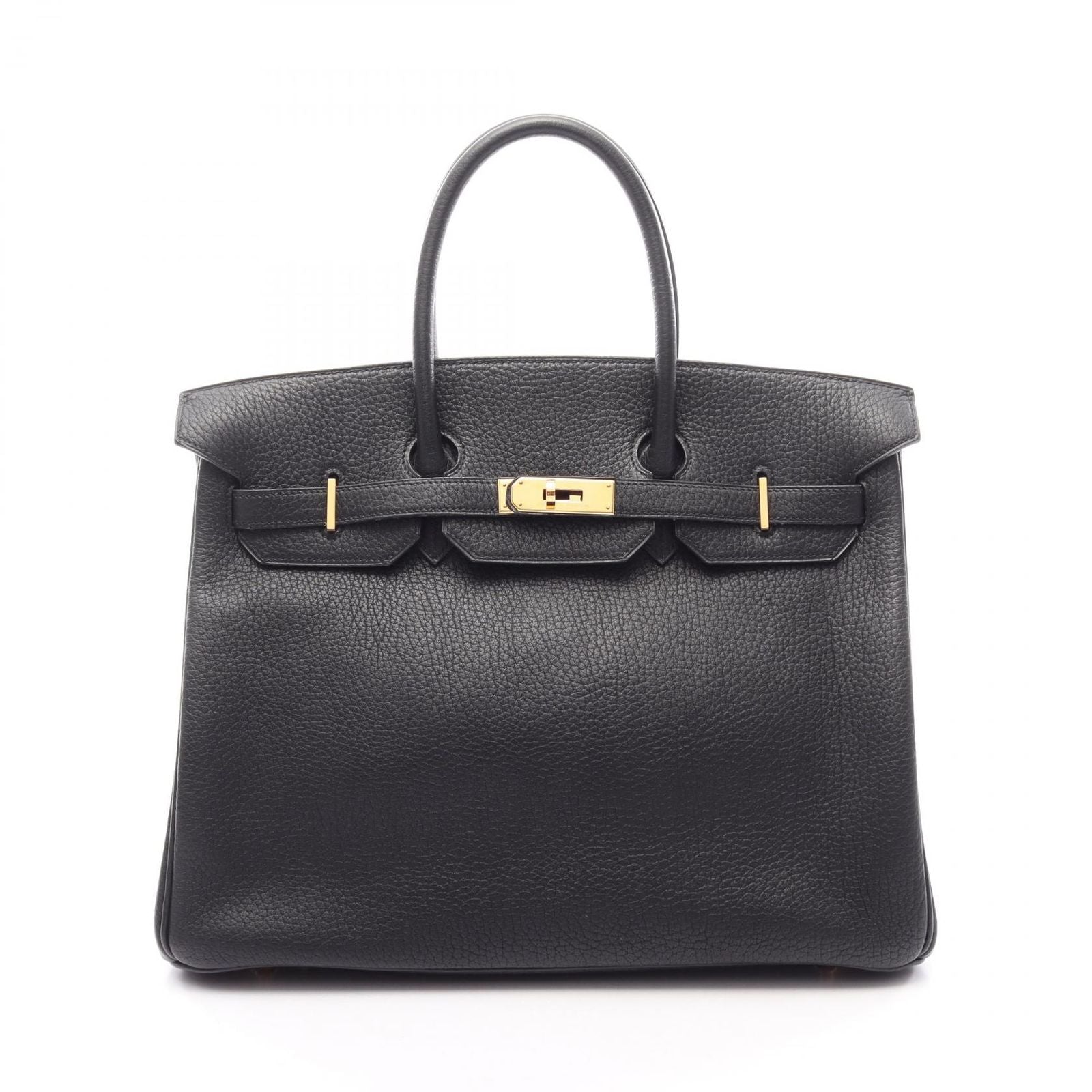 Hermes Handbag Birkin 35 Black Leather