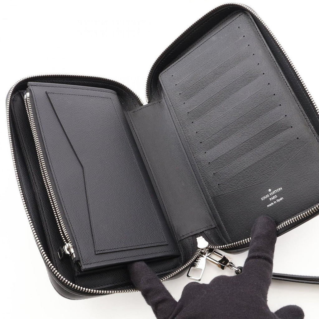 Louis Vuitton Round Wallet Dandy Noir Leather — view 3
