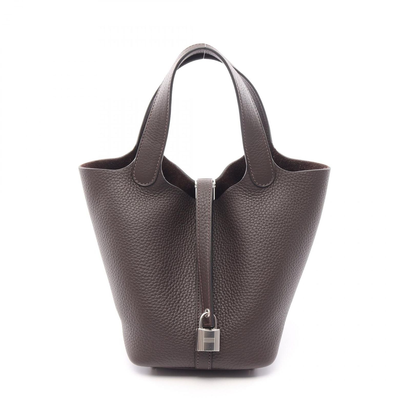 Hermes Handbag Picotin Lock PM Ebene Leather