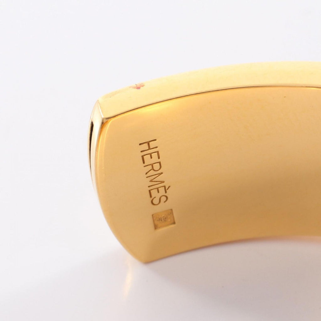 Hermes Bangle Bracelet Gold — view 3