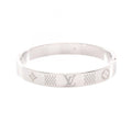 Louis Vuitton Bracelet Bangle Damier Heritage Stainless Steel