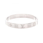 Louis Vuitton Bracelet Bangle Damier Heritage Stainless Steel