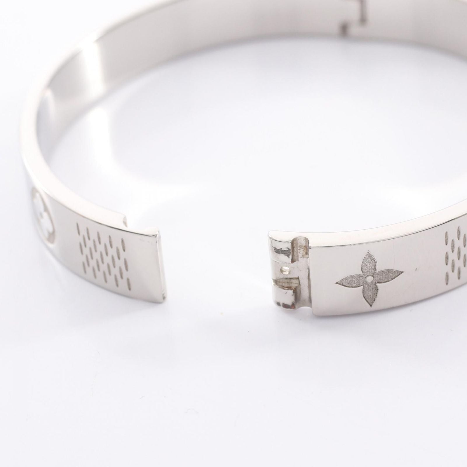 Louis Vuitton Bracelet Bangle Damier Heritage Stainless Steel — view 3