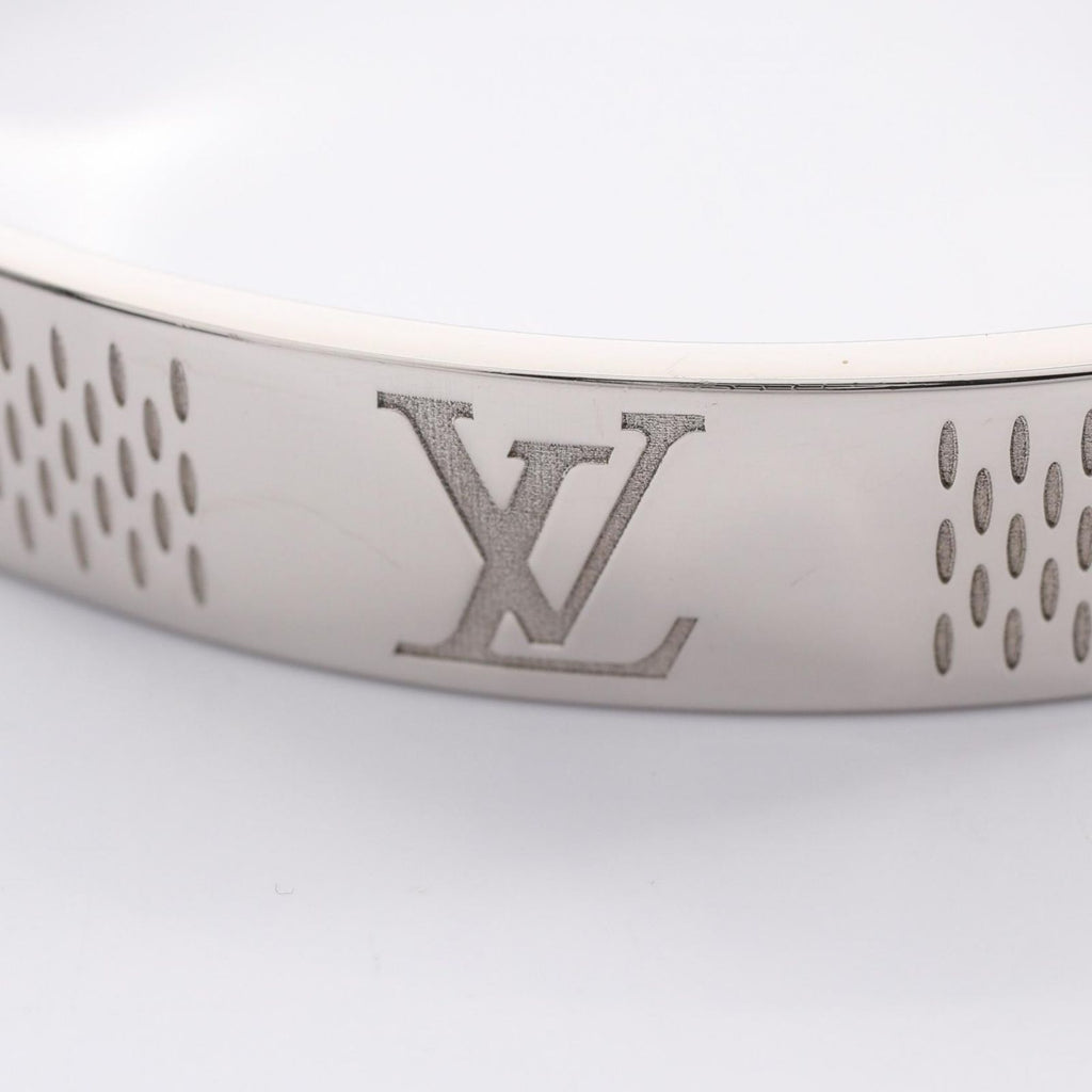 Louis Vuitton Bracelet Bangle Damier Heritage Stainless Steel — view 4