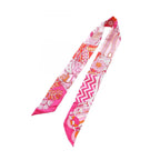 Hermes Scarf Twill de L'ombrelle Aux Duels Ribbon Silk — view 3