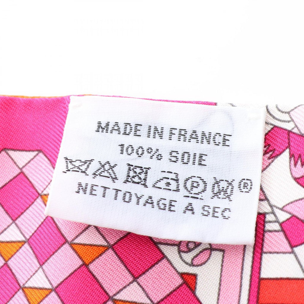 Hermes Scarf Twill de L'ombrelle Aux Duels Ribbon Silk — view 5