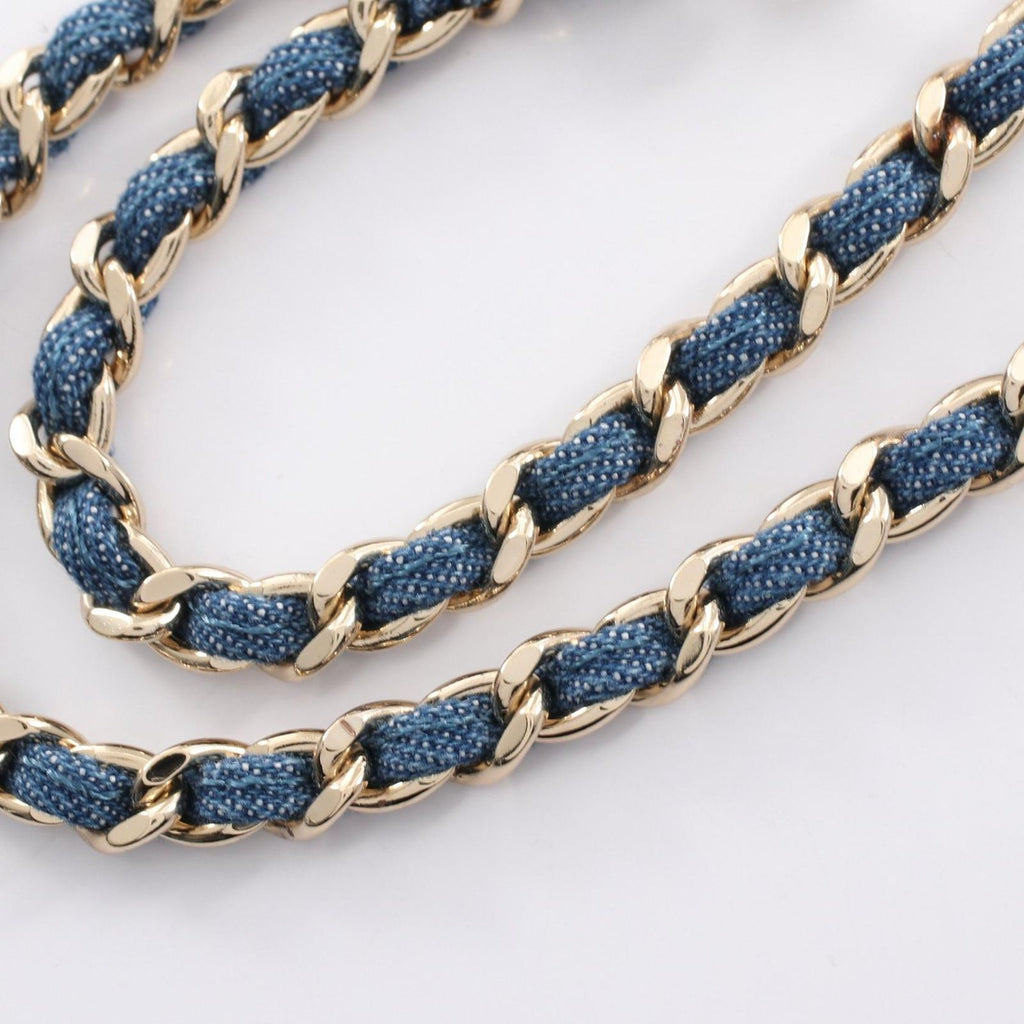 Chanel Necklace CC Logo Double Strand — view 6
