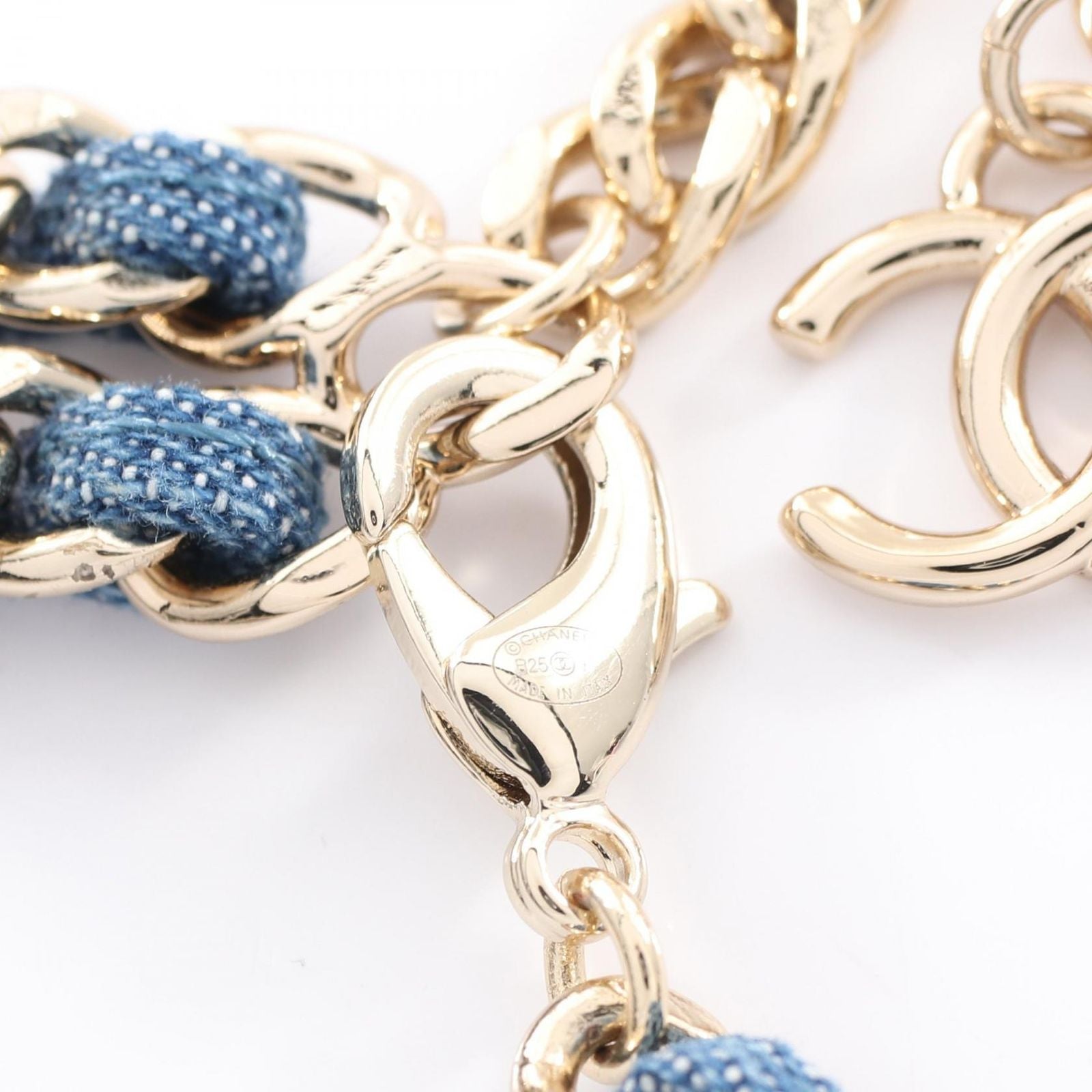 Chanel Necklace CC Logo Double Strand — view 3