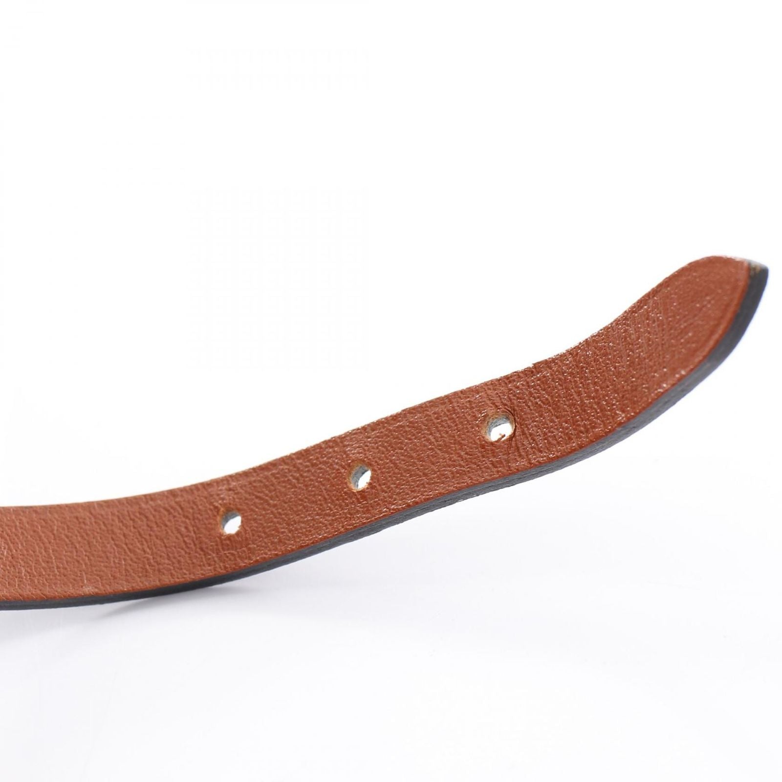 Hermes Bracelet Behapi Double Tour Silver Reversible Leather — view 8