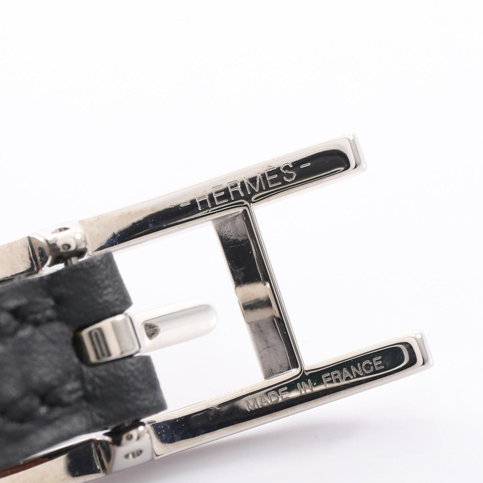 Hermes Bracelet Behapi Double Tour Silver Reversible Leather — view 4