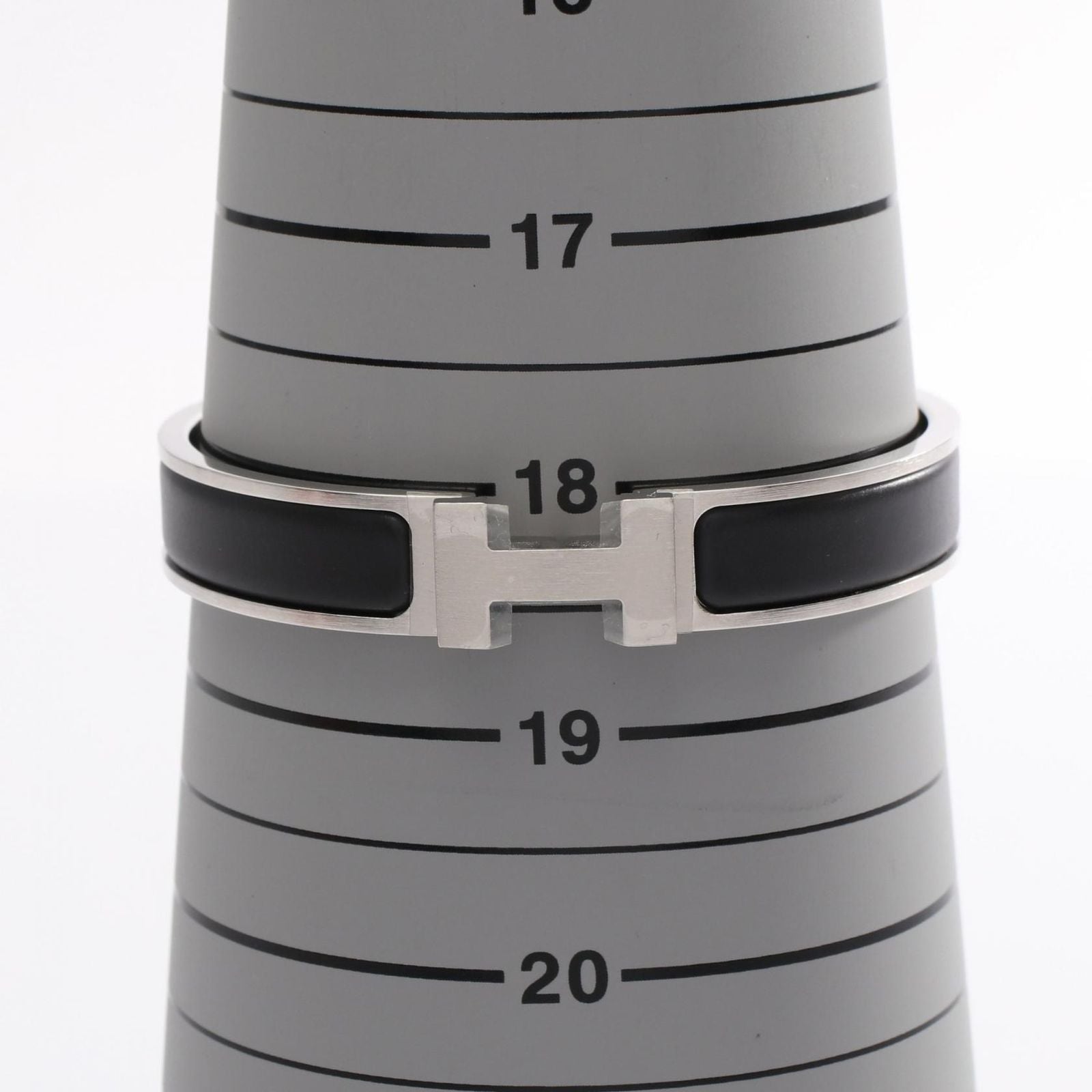 Hermes Bracelet Click HH Noir Matte Stainless Steel — view 5