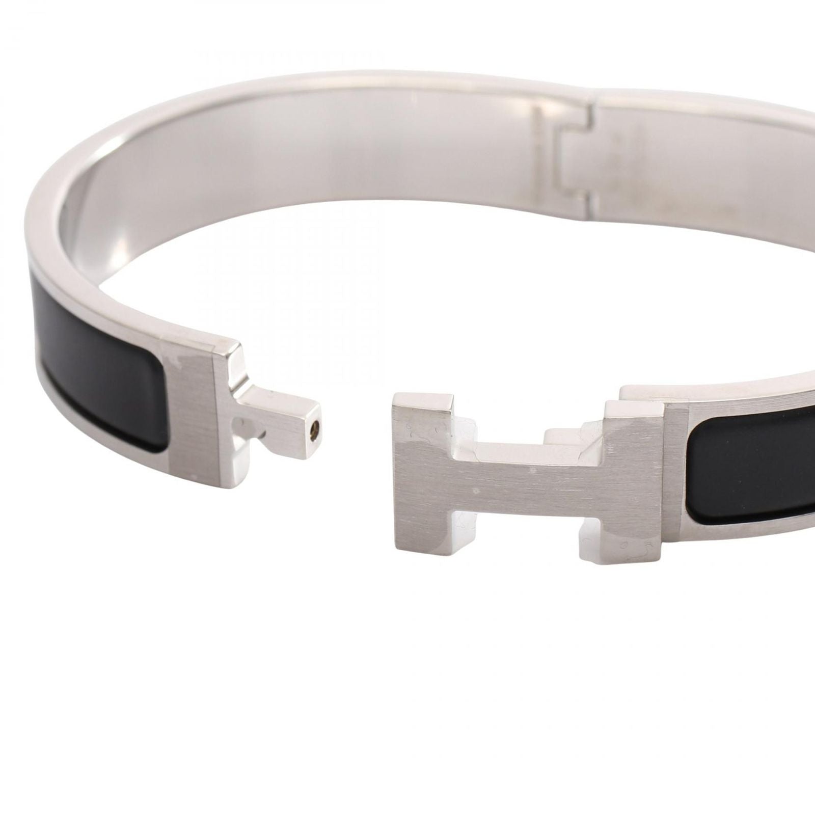 Hermes Bracelet Click HH Noir Matte Stainless Steel — view 3