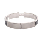Hermes Bracelet Click HH Noir Matte Stainless Steel — view 2