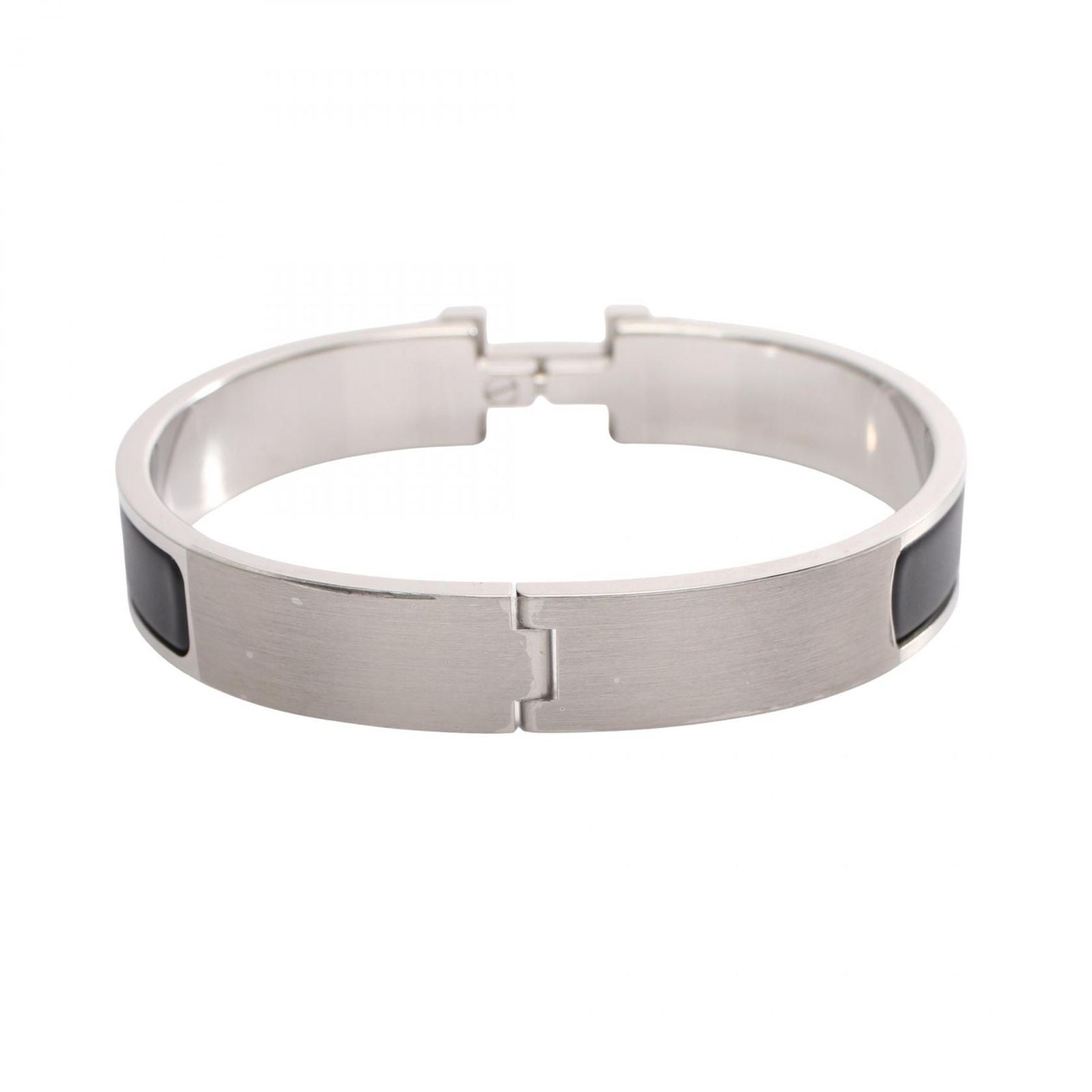 Hermes Bracelet Click HH Noir Matte Stainless Steel — view 2