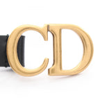 Dior Belt CD Logo Buckle Gold Leather — view 2