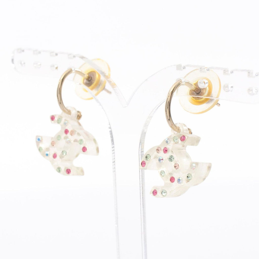Chanel Earrings CC Logo — view 2