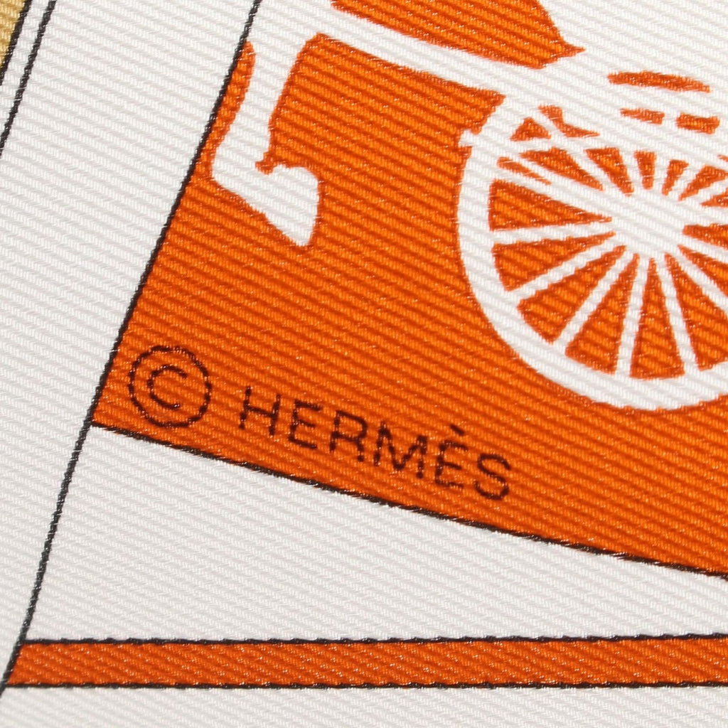 Hermes Scarf Carre 70 Paris Qui Roule Silk — view 2