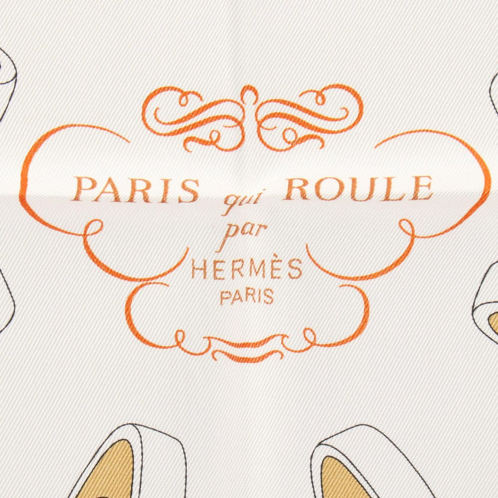 Hermes Scarf Carre 70 Paris Qui Roule Silk — view 5
