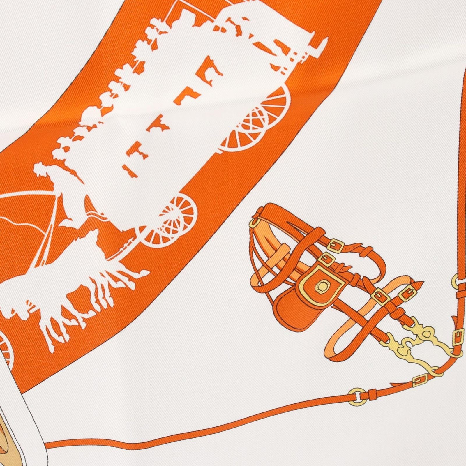 Hermes Scarf Carre 70 Paris Qui Roule Silk — view 4