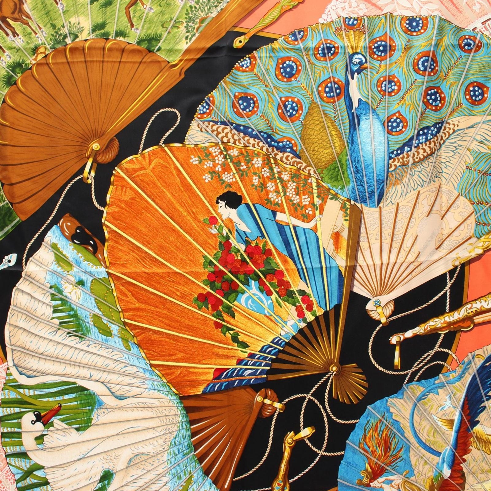 Hermes Scarf Carre 90 Brise de Charme Silk — view 5