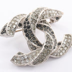 Chanel Brooch 16c CC Logo Stainless Steel — view 6