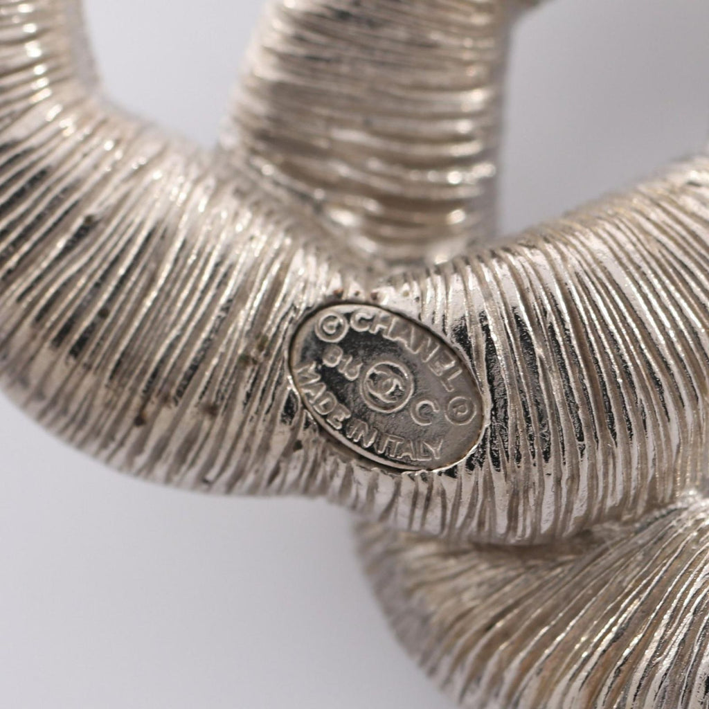 Chanel Brooch 16c CC Logo Stainless Steel — view 3