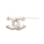 Chanel Brooch 16c CC Logo Stainless Steel — view 2