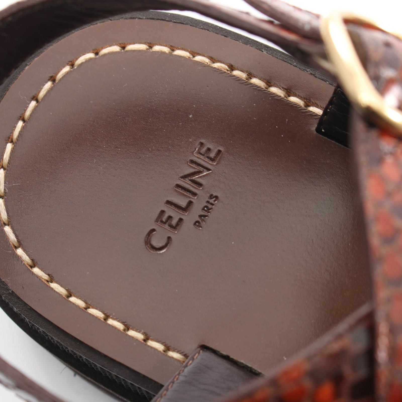 Celine Sandals Gladiator Exotic Cles the — view 5