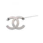 Chanel Brooch CC Logo Stainless Steel — view 2