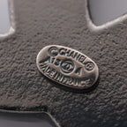 Chanel Brooch CC Logo Stainless Steel — view 3