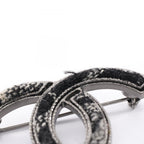 Chanel Brooch CC Logo Stainless Steel — view 5