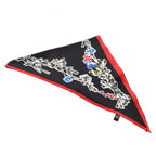 Chanel Scarf Pre Fall Collection Floral Print Silk Twill Triangle — view 6