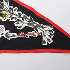 Chanel Scarf Pre Fall Collection Floral Print Silk Twill Triangle — view 4