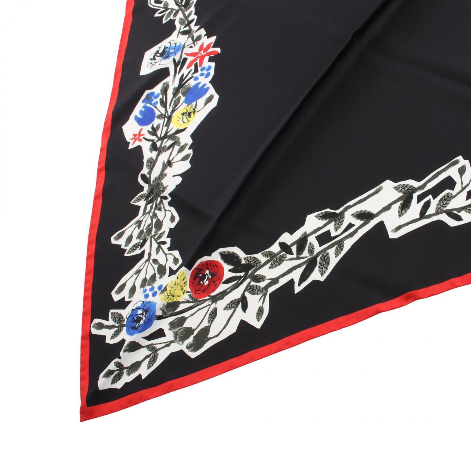 Chanel Scarf Pre Fall Collection Floral Print Silk Twill Triangle — view 5