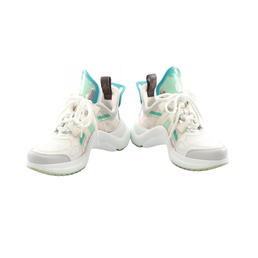 Louis Vuitton Sneakers LV Line White Leather 36 Multicolor — view 3