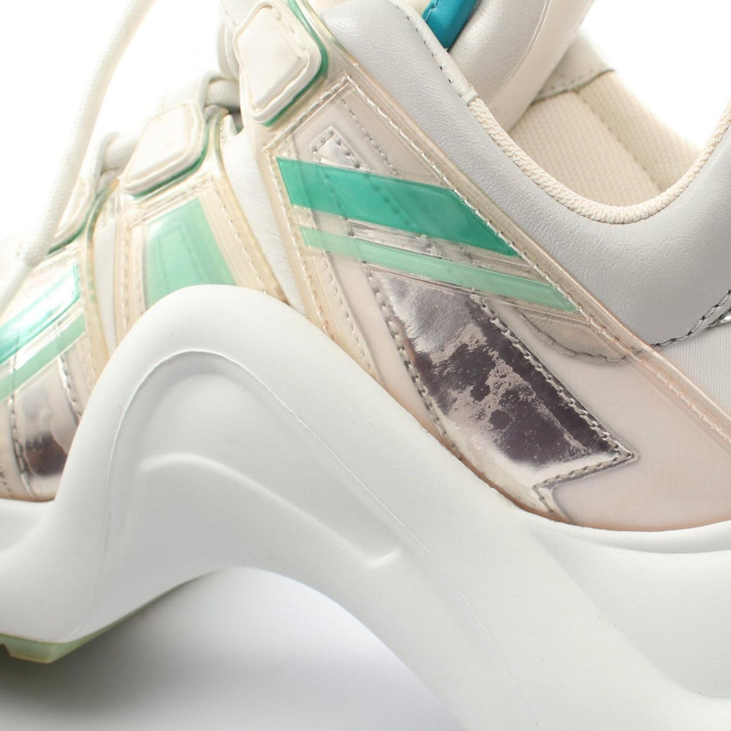 Louis Vuitton Sneakers LV Line White Leather 36 Multicolor — view 9