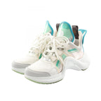 Louis Vuitton Sneakers LV Line White Leather 36 Multicolor